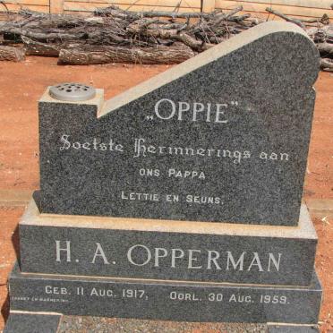OPPERMAN H.A. 1917-1959
