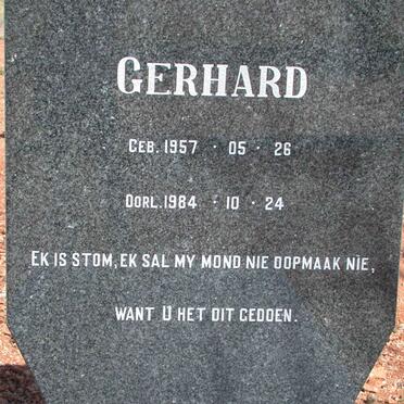 ROOS Gerhard 1957-1984