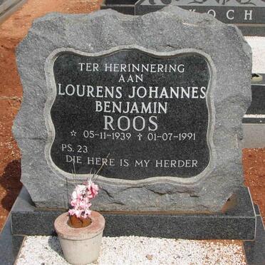 ROOS Lourens Johannes Benjamin 1939-1991