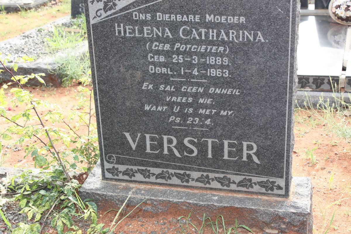 VERSTER Helena Catharina nee POTGIETER 1889-1963