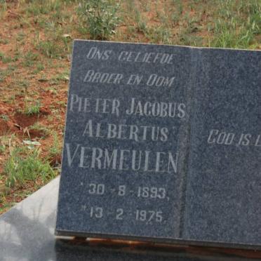 VERMEULEN Pieter Jacobus Albertus 1893-1975