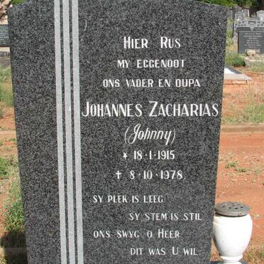 VERSTER Johannes Zacharias 1915-1978