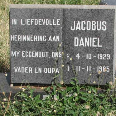 VENTER Jacobus Daniel 1929-1985