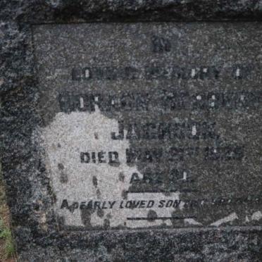 JACKSON Horace Herbert -1925