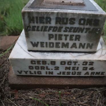 WEIDEMANN Pieter 1932-1934