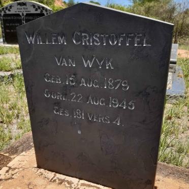 WYK Willem Cristoffel, van 1879-1945