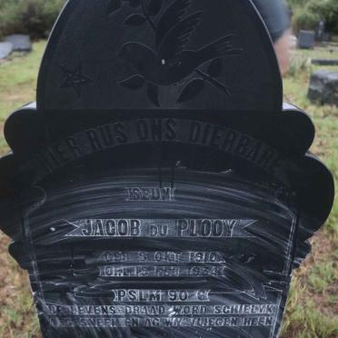 PLOOY Jacob, du 1910-1934