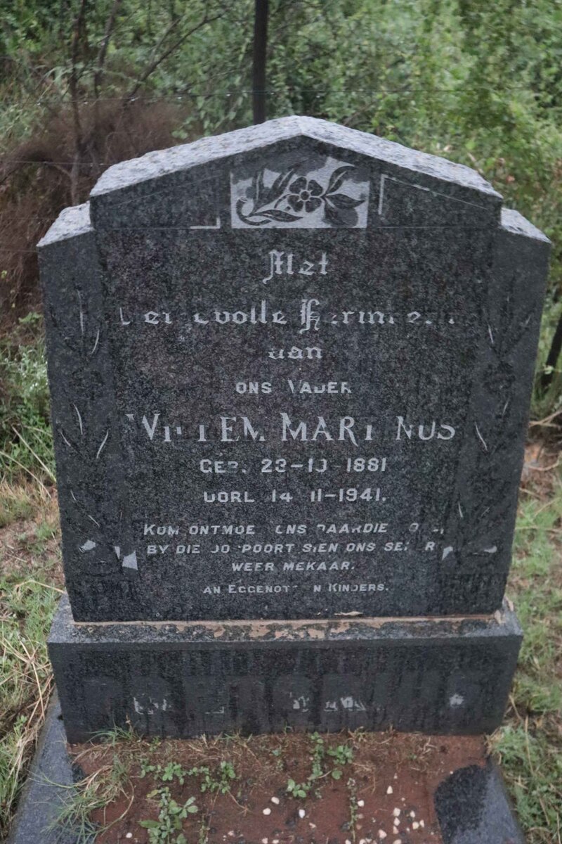 PRETORIUS Willem Martinus 1881-1941