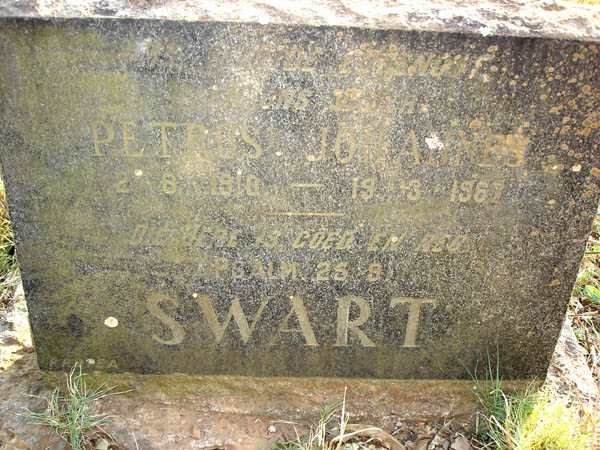SWART Petrus Johannes 1910-1967