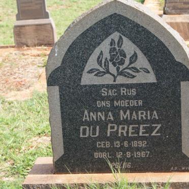PREEZ Anna Maria, du 1892-1967