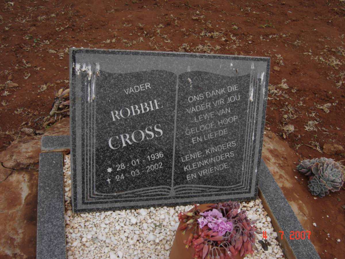 CROSS Robbie 1936-2002
