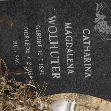 WOLHUTER Catharina Magdalena 1896-1986