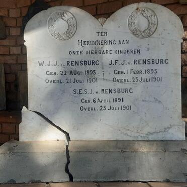 RENSBURG W.J., Janse van 1893-1901 :: JANSE VAN RENSBURG J.F. 1895-1901 :: JANSE VAN RENSBURG S.E.S. 1891-1901 