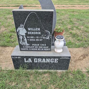 GRANGE Willem Hendrik, la 1961-2003