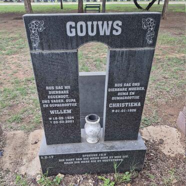 GOUWS Willem 1924-2001 & Christiena 1926-