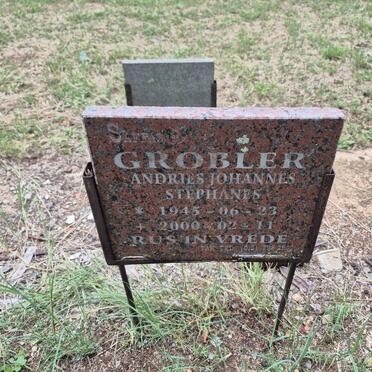 GROBLER Andries Johannes Stephanes 1945-2000