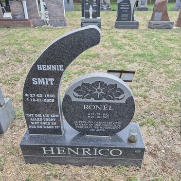 HENRICO Hennie Smit 1948-2005 :: HENRICO Ronel 1972-2002