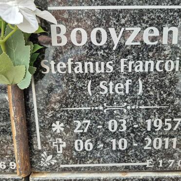 BOOYZEN Stefanus Francois 1957-2011 
