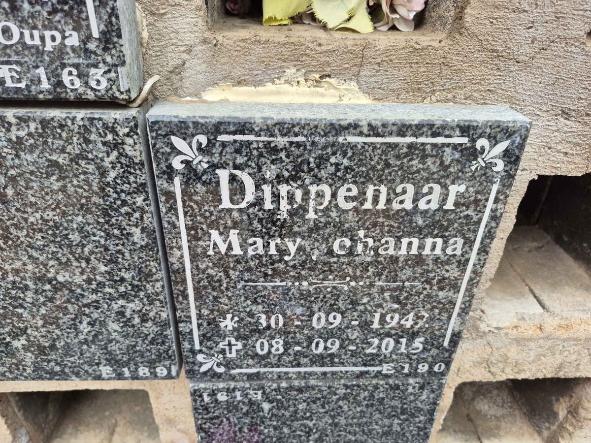 DIPPENAAR Mary Johanna 1947-2015