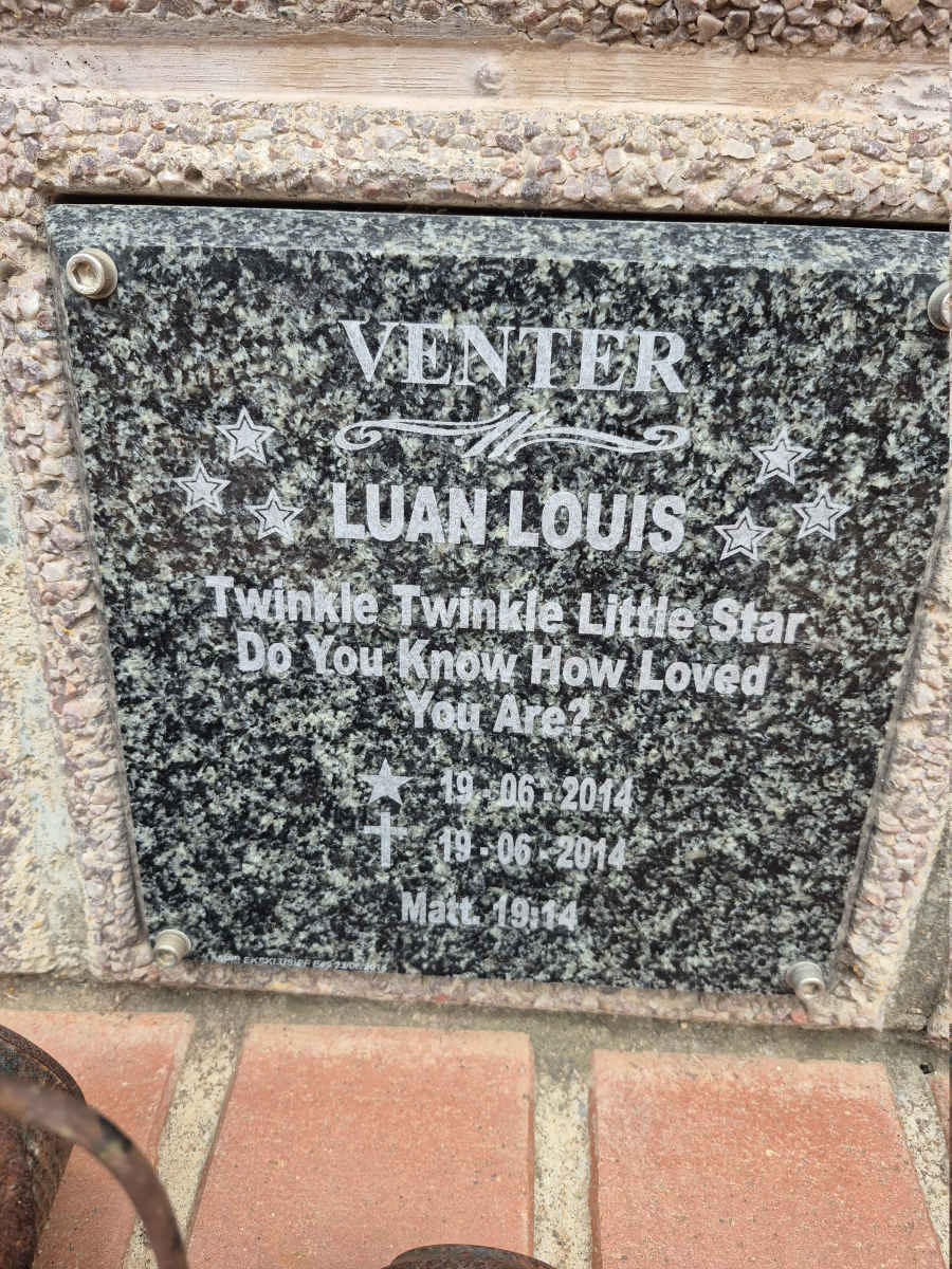 VENTER Luan Louis 2014-2014