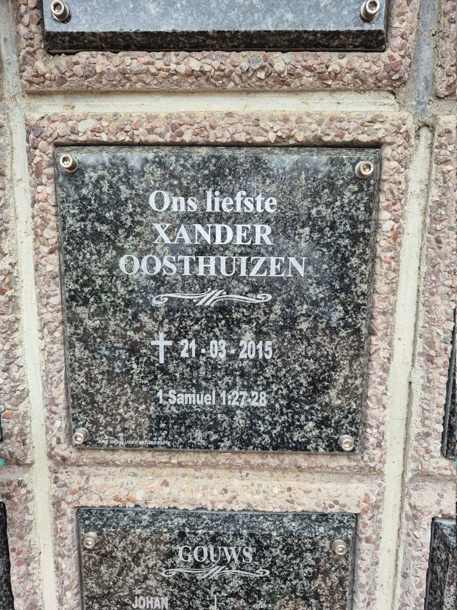 OOSTHUIZEN Xander -2015