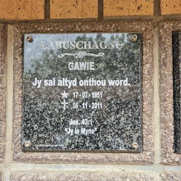 LABUSCHAGNE Gawie 1951-2011