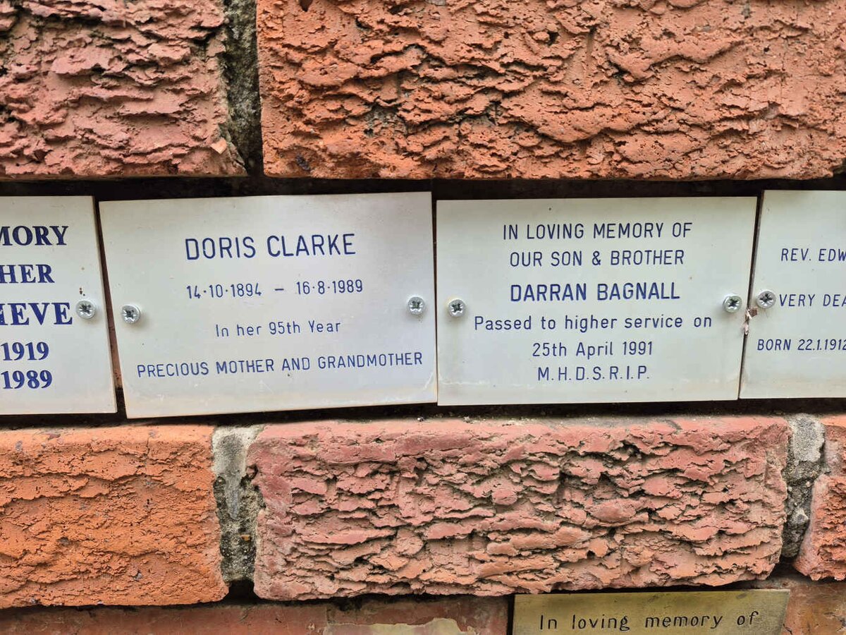 CLARKE Doris 1894-1989 :: BAGNALL Daran -1991
