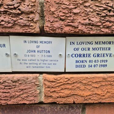 HUTTON John 1913-1989 :: GRIEVE Corrie 1919-1989