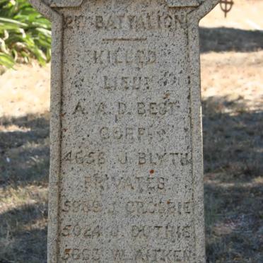 Memorial - 4 July 1901 Naboomspruit - 2nd Battalion_2