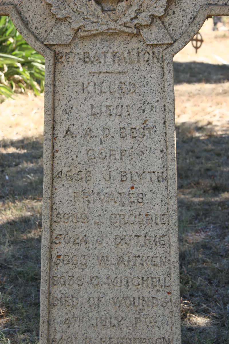 Memorial - 4 July 1901 Naboomspruit - 2nd Battalion_2