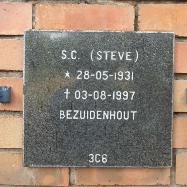 BEZUIDENHOUT S.C. 1931-1997