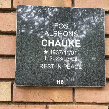 CHAUKE Fos Alphons 1937-2023
