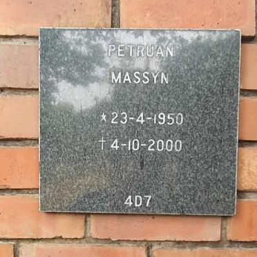 MASSYN Petruan 1950-2000