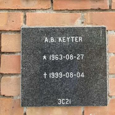 KEYTER A.B. 1963-1999