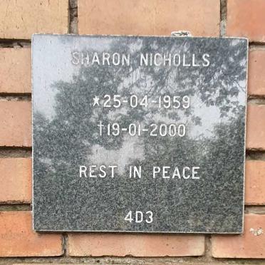 NICHOLLS Sharon 1959-2000