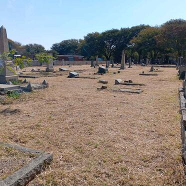 12. Oorsig van die "Ou Afrikaanse" gedeelte in die begraafplaas / Overview of the "Old Afrikaans" part in the cemetery