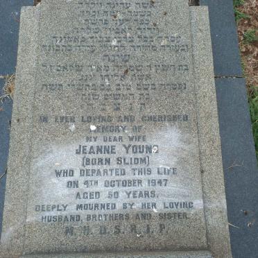 YOUNG Jeanne nee SLIOM -1947