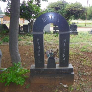 BOTES Hendrik 1935-1998 & Helena 1944-2001