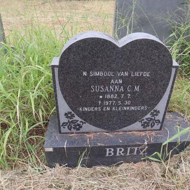 BRITZ Susanna C.M. 1882-1977