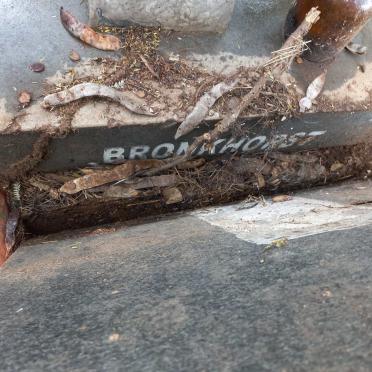 BRONKHORST Hendrik Lammert 1936-2005 & Gertruida M 1941-1999_1