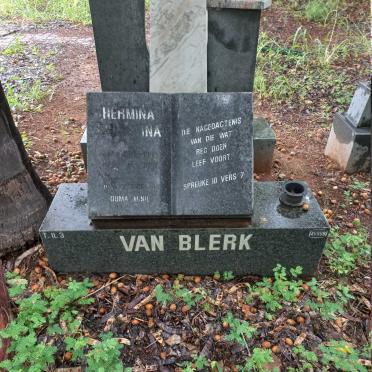 BLERK Hermina Christina, van 1908-1997