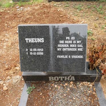 BOTHA Theuns 1943-2006