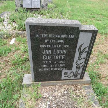 COETZEE Jan Louis 1906-1969
