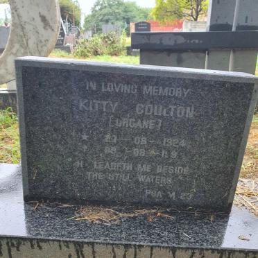 COULTON Kitty 1924-199?