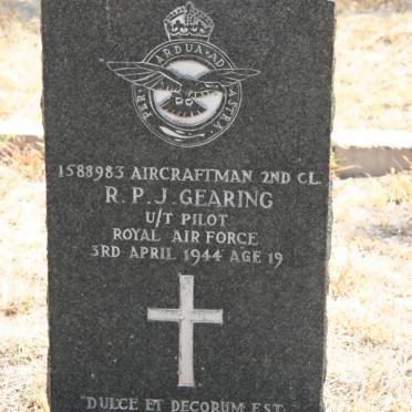 GEARING R.P.J. -1944