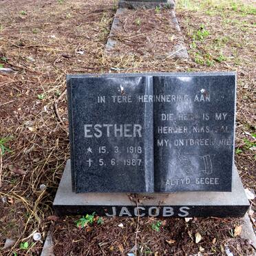 JACOBS Esther 1918-1987
