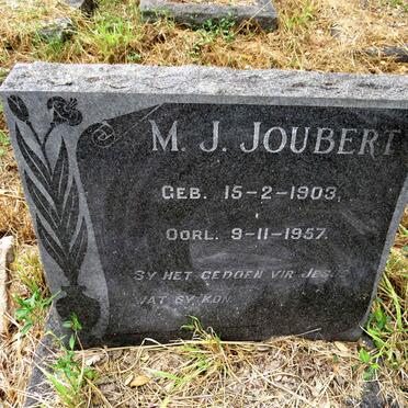 JOUBERT M.J. 1903-1957