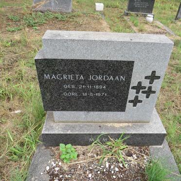 JORDAAN Magrieta 1894-1971