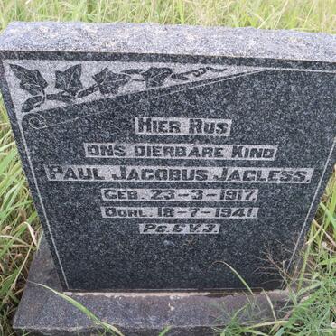 JAGLESS Paul Jacobus 1917-1941