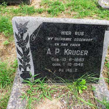 KRUGER A.P. 1883-1946